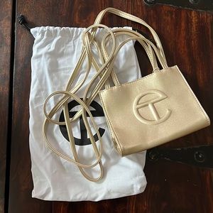 Telfar Small Shopper - Gold